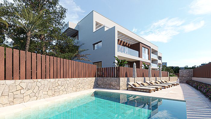 Neubau Penthouse im Zentrum mit mediterranem Design - 1