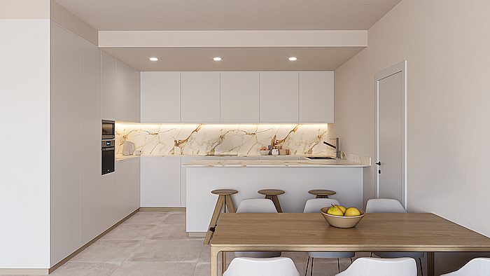 Neubau Penthouse im Zentrum mit mediterranem Design - 4