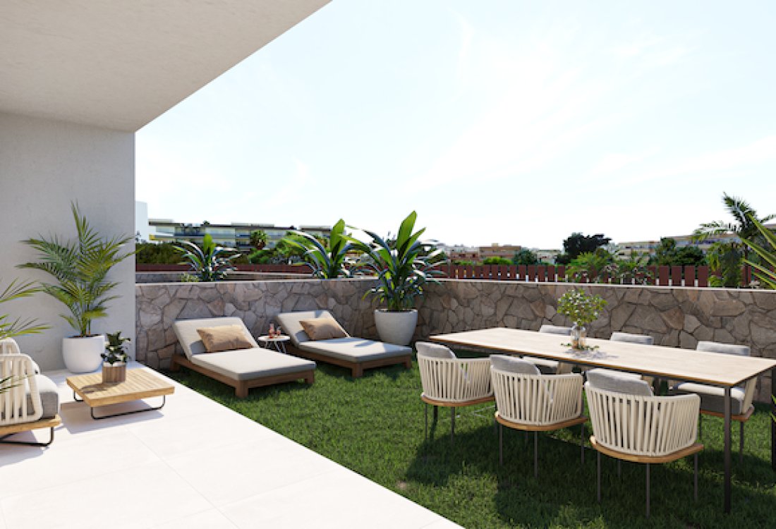 New build apartment in the centre with ibizan design - 7