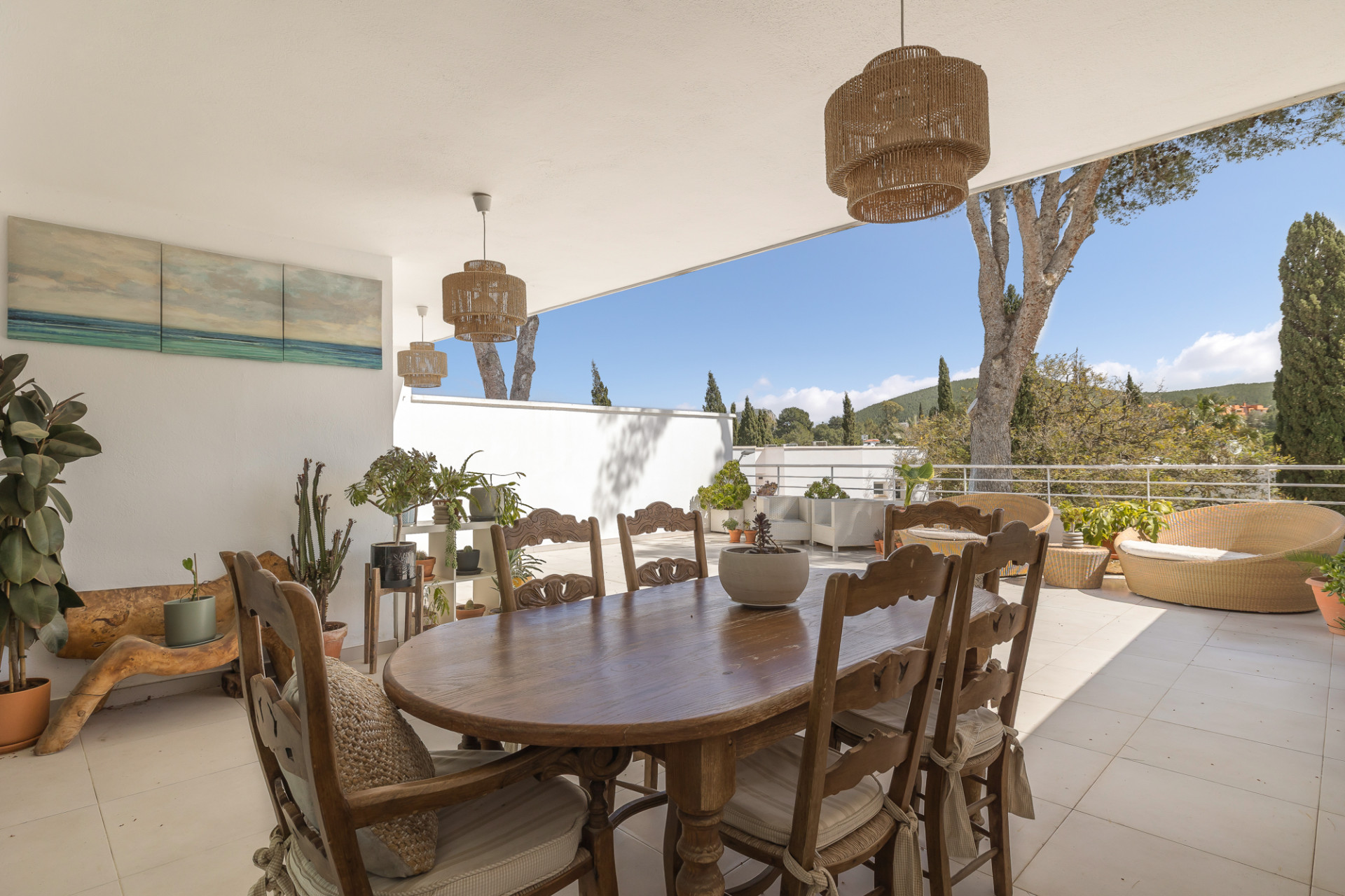 Bright apartment with spacious terrace and golf views in gated community - 16