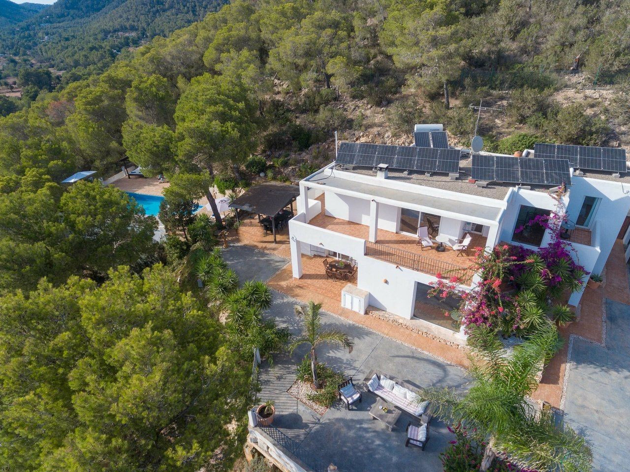 Villa con licencia de alquiler y vistas impresionantes cerca de la ciudad de Ibiza - 14