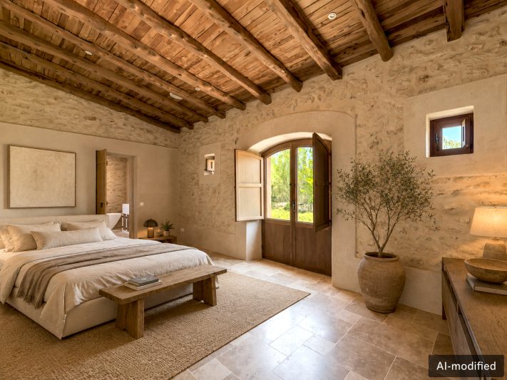 Originalgetreu restaurierte Finca mit mediterranem Garten - 4